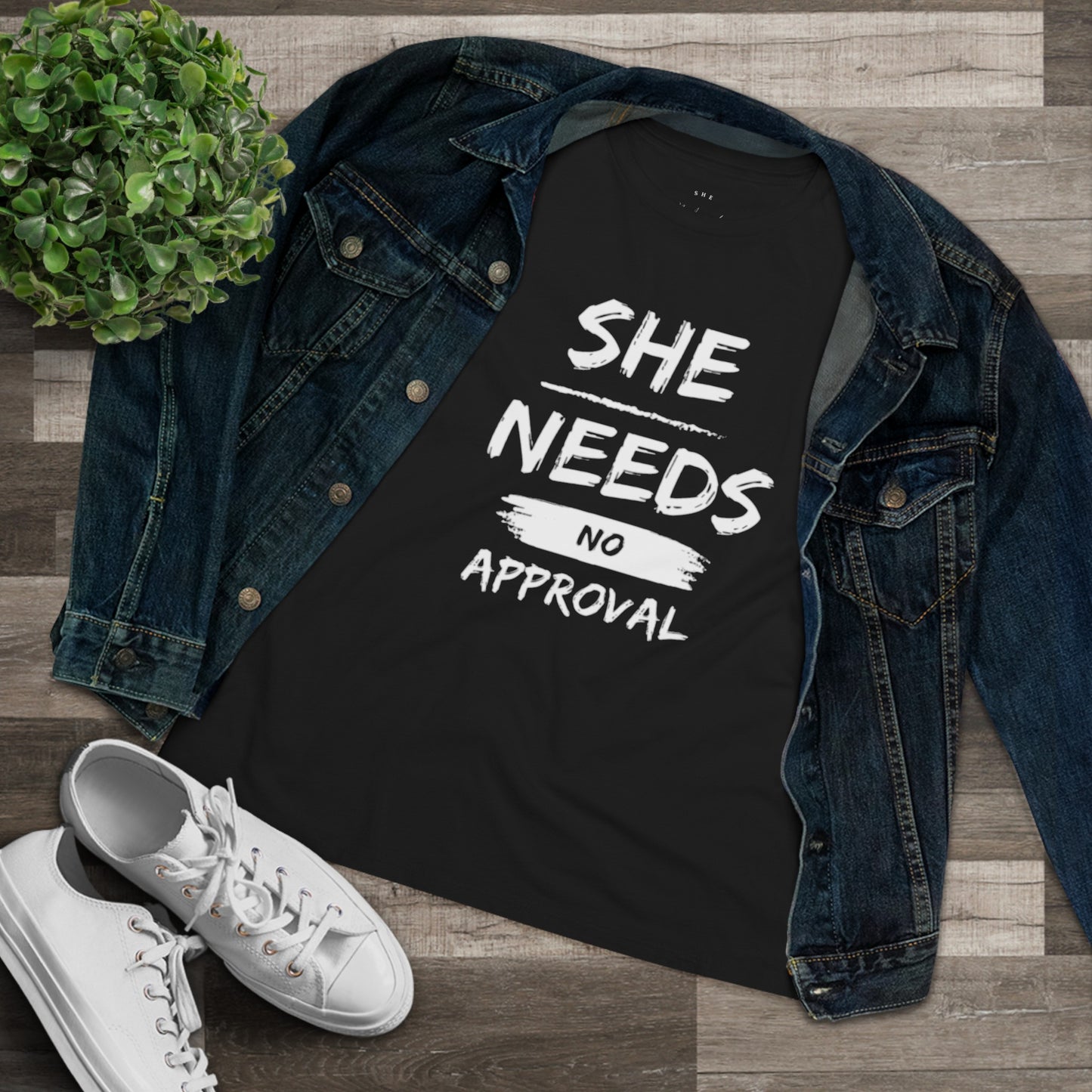 #1 Best Seller She Needs No Approval T Shirt